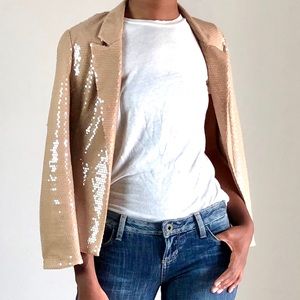 Gold Sequin Rachel Roy Blazer